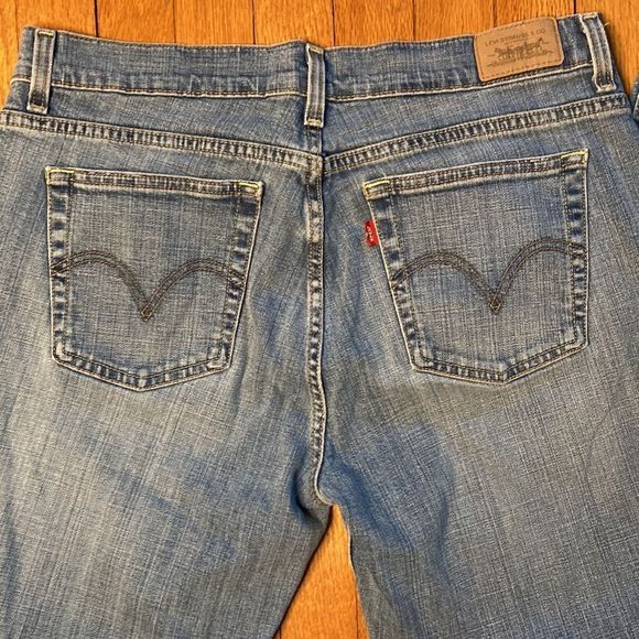 Levi’s 515 Jeans Bootcut Medium Wash Blue Jeans - Picture 6 of 13